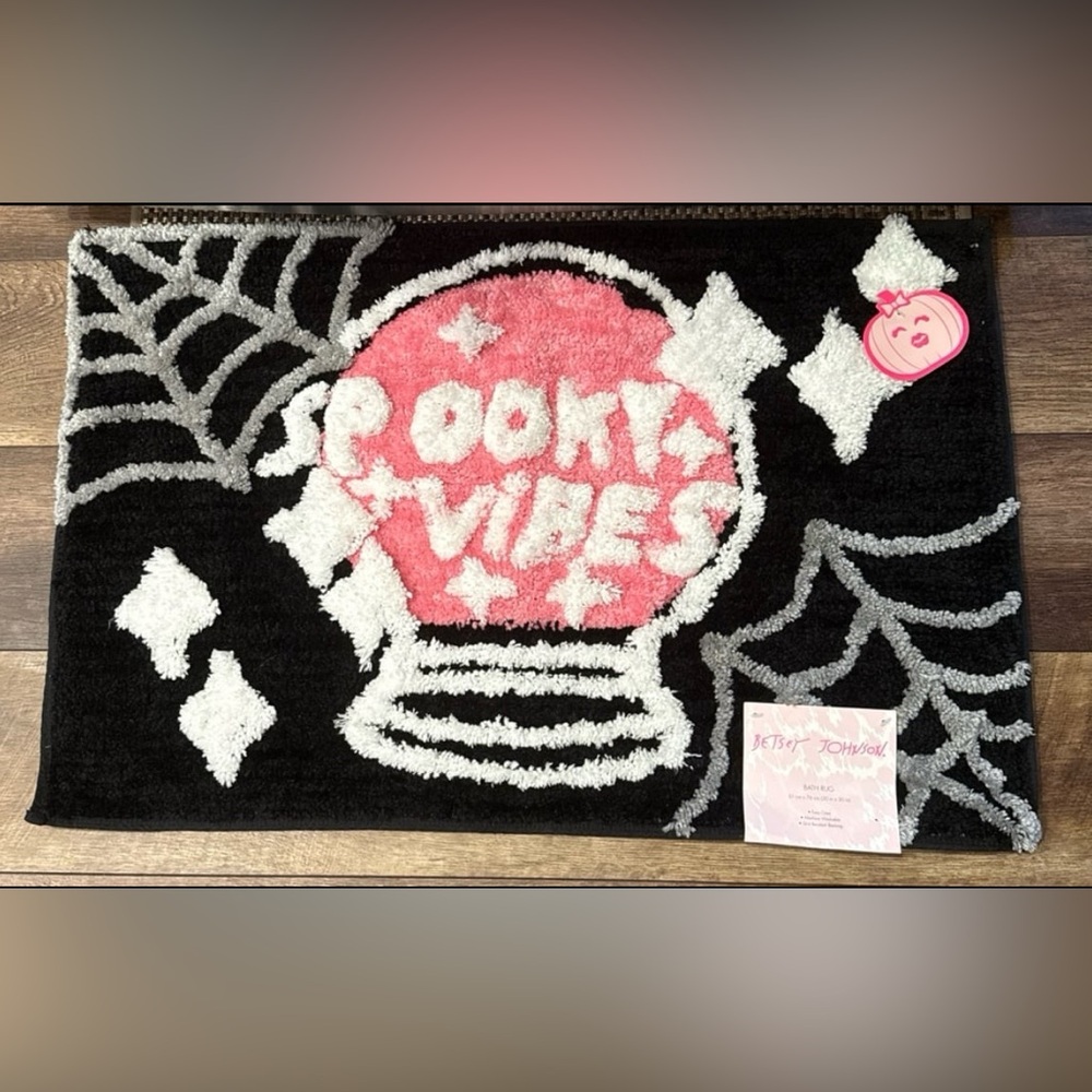 Betsey Johnson Spooky Vibes Bath Rug